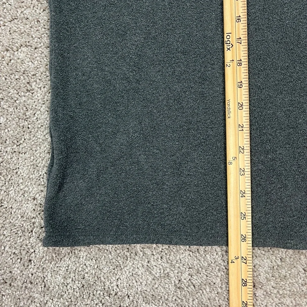 The North Face Pullover Mens Medium Gray Long Sleeve‎ 1/4 Zip Fleece Performance